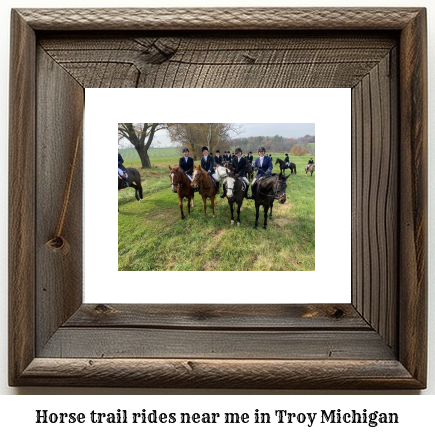 horse trail rides near me in Troy, Michigan